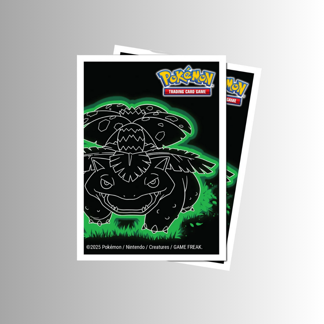 Ultra PRO APEX Neon Kanto Venusaur Deck Protector Sleeves