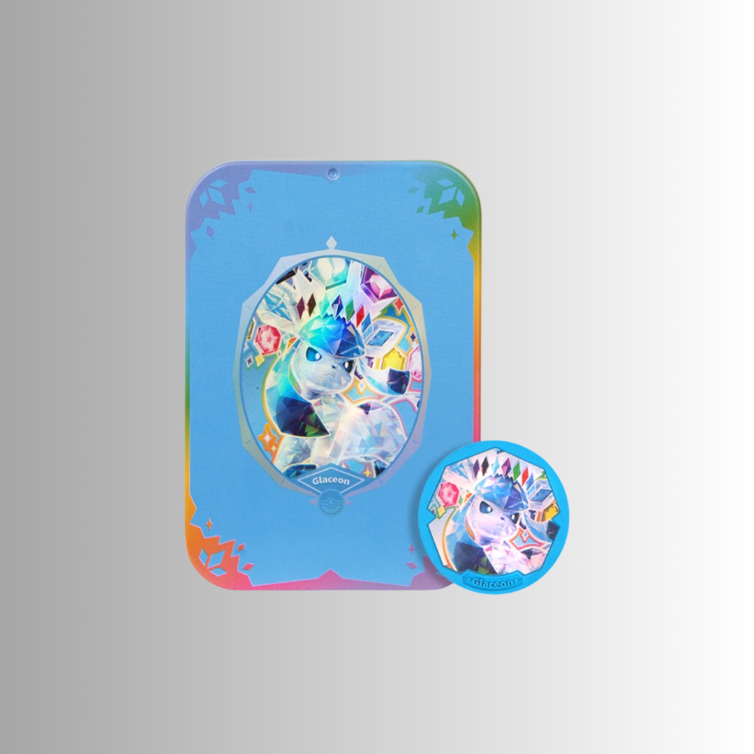 Terastal Gathering Metal Storage Tin - Glaceon (S-Chinese)