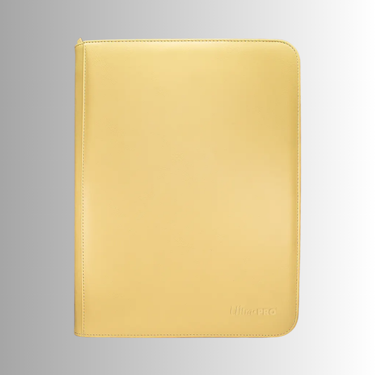 Ultra PRO Yellow Vivid 9-Pocket Zippered PRO-Binder