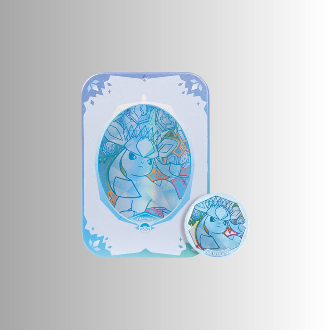 Terastal Gathering Metal Storage Tin - Glaceon (S-Chinese)