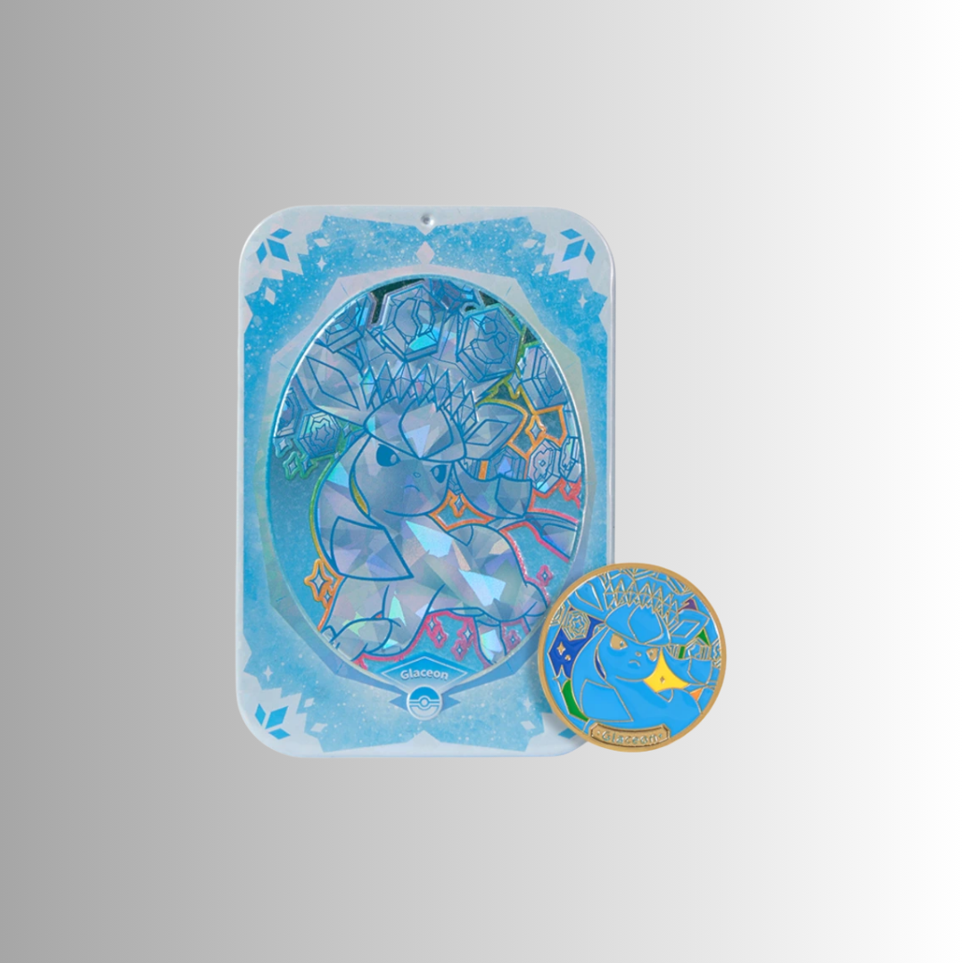 Terastal Gathering Metal Storage Tin - Glaceon (S-Chinese)