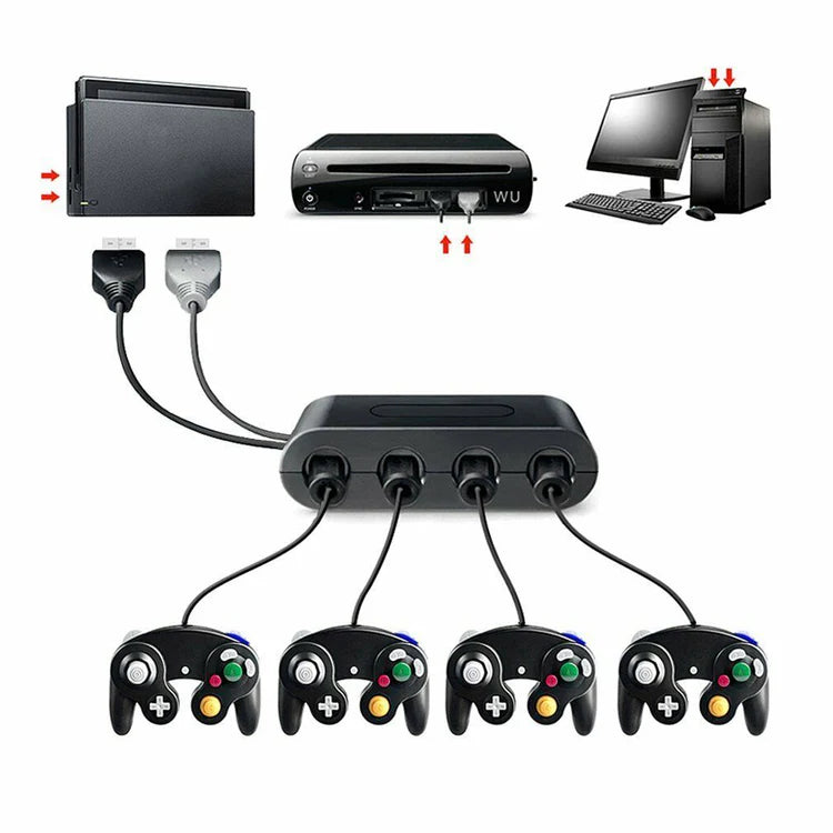XYAB GameCube Controller Adapter - Nintendo Switch