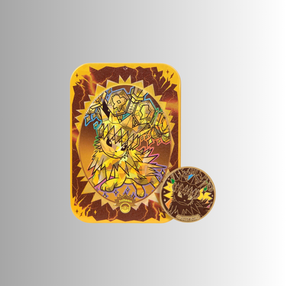 Terastal Gathering Metal Storage Tin - Jolteon (S-Chinese)