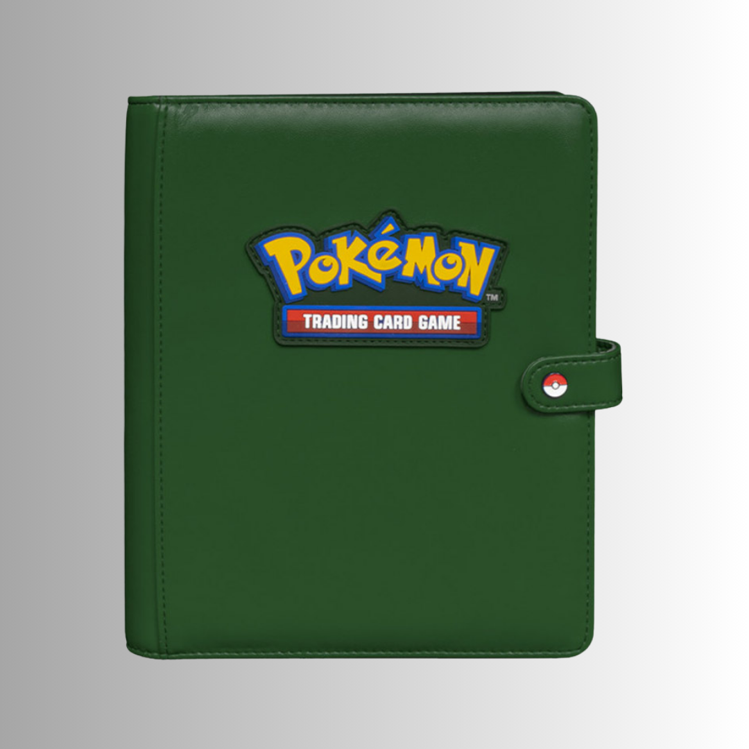 Premium Green 4-Pocket Snap Binder