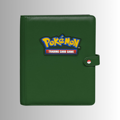 Premium Green 4-Pocket Snap Binder