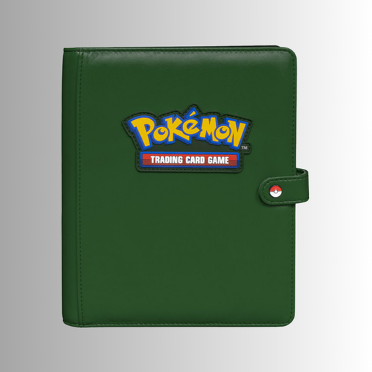 Premium Green 4-Pocket Snap Binder