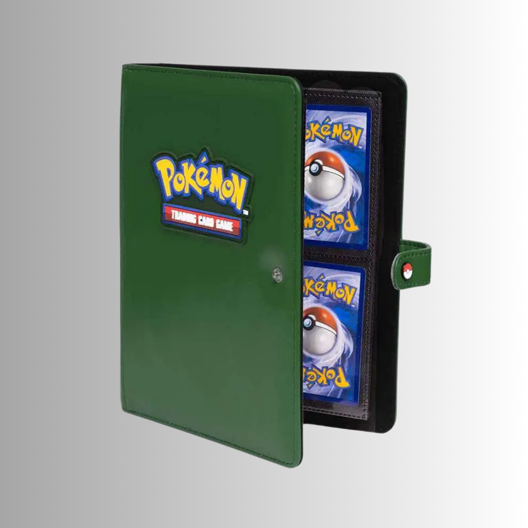 Premium Green 4-Pocket Snap Binder