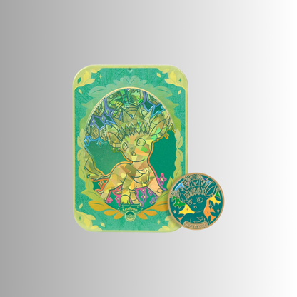 Terastal Gathering Metal Storage Tin - Leafeon (S-Chinese)