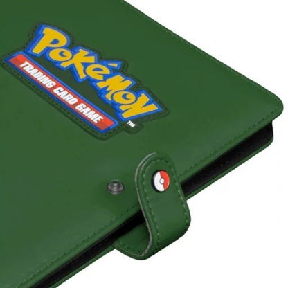Premium Green 4-Pocket Snap Binder