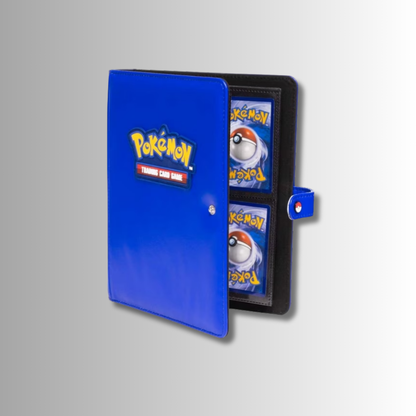 Premium Blue 4-Pocket Snap Binder