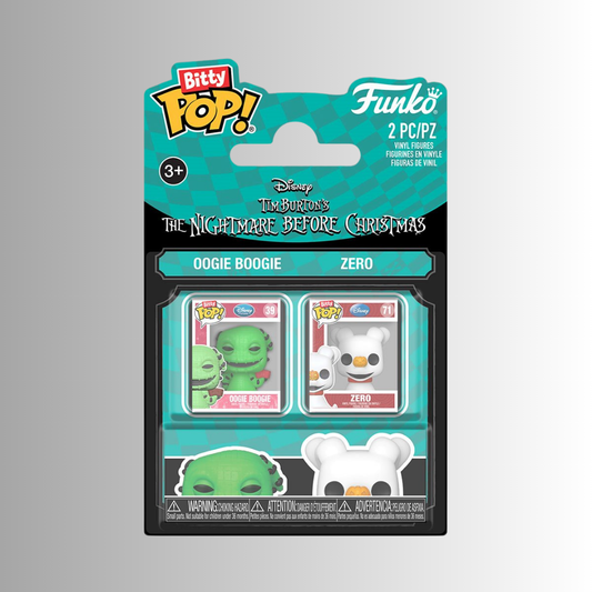 Funko Bitty Pop! The Nightmare Before Christmas Oogie Boogie and Zero 2-Pack