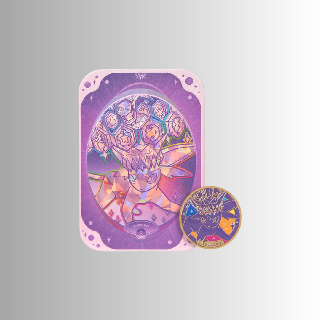 Terastal Gathering Metal Storage Tin - Espeon (S-Chinese)