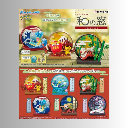 Re-ment Pokemon Japanese Style Window