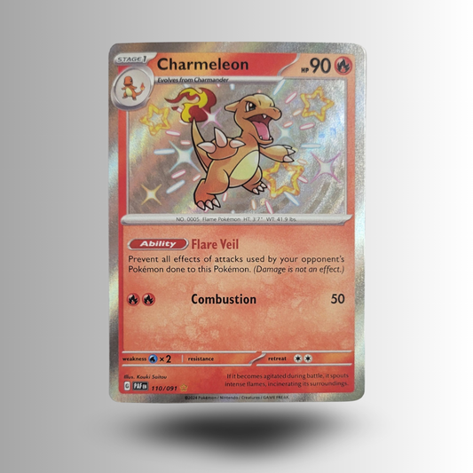 Charmeleon 110/091 - Shiny Holo - Paldean Fates