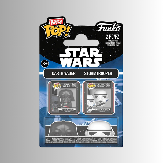 Funko Bitty Pop! Star Wars Darth Vader and Stormtrooper 2-Pack