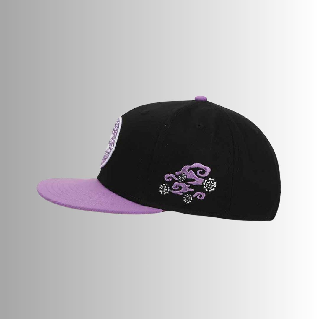 Gengar Embroidered Flat Bill Snapback Hat