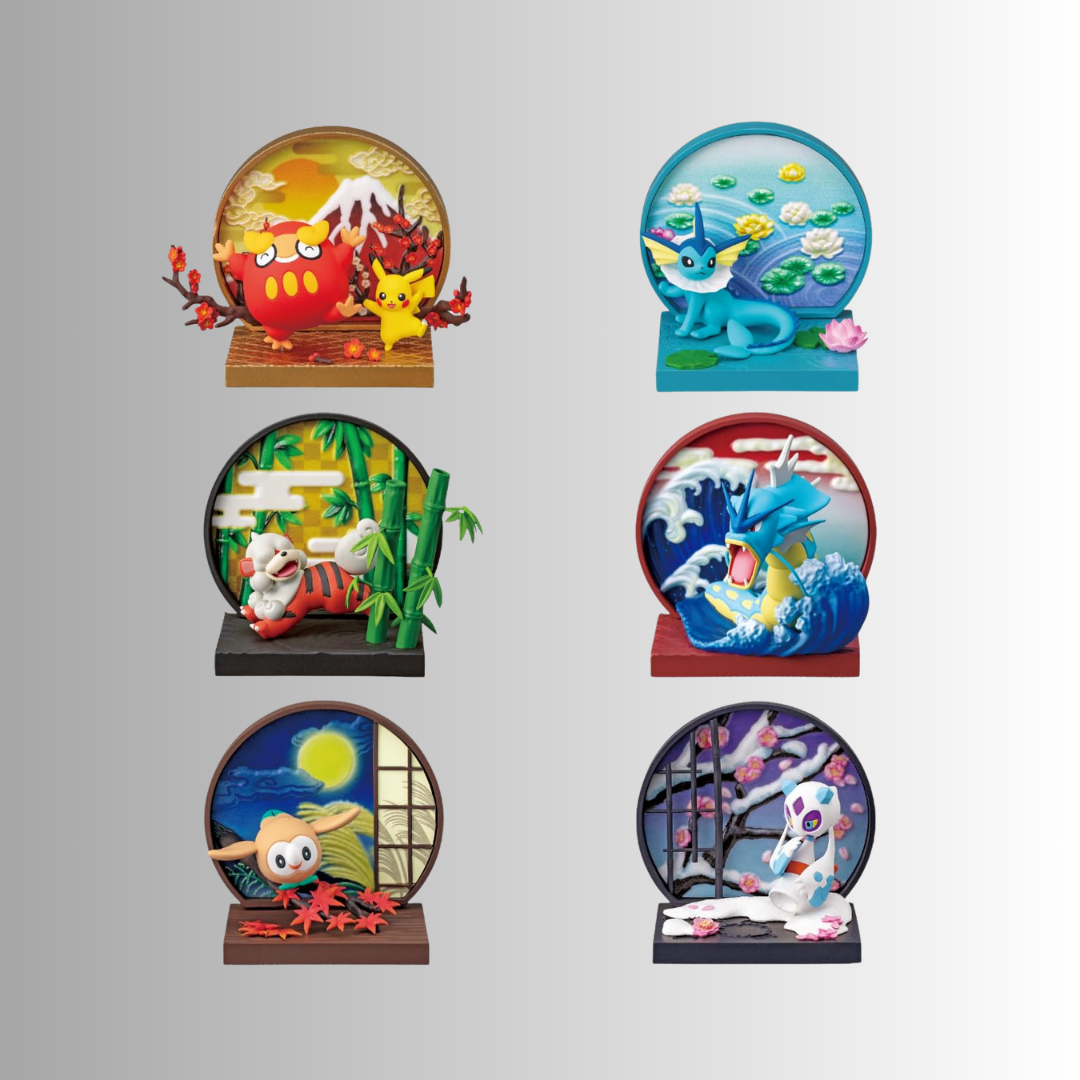 Re-ment Pokemon Japanese Style Window