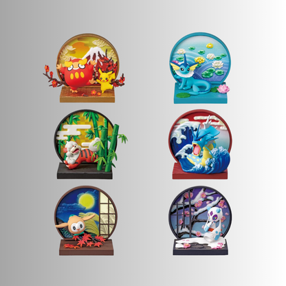 Re-ment Pokemon Japanese Style Window