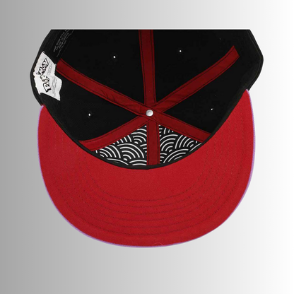 Gengar Embroidered Flat Bill Snapback Hat