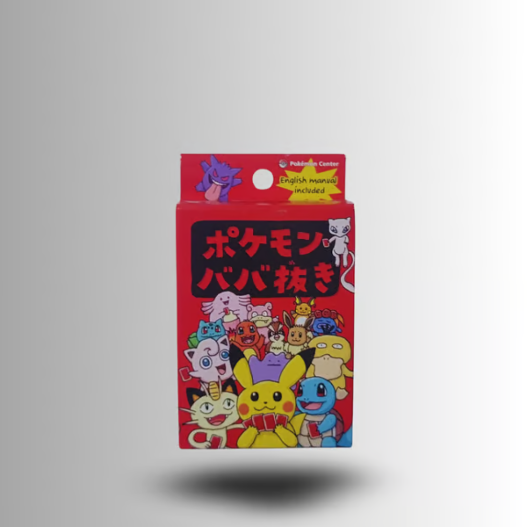 Pokémon Center Original Old Maid Card Set (Baba Nuki) with English Instructions