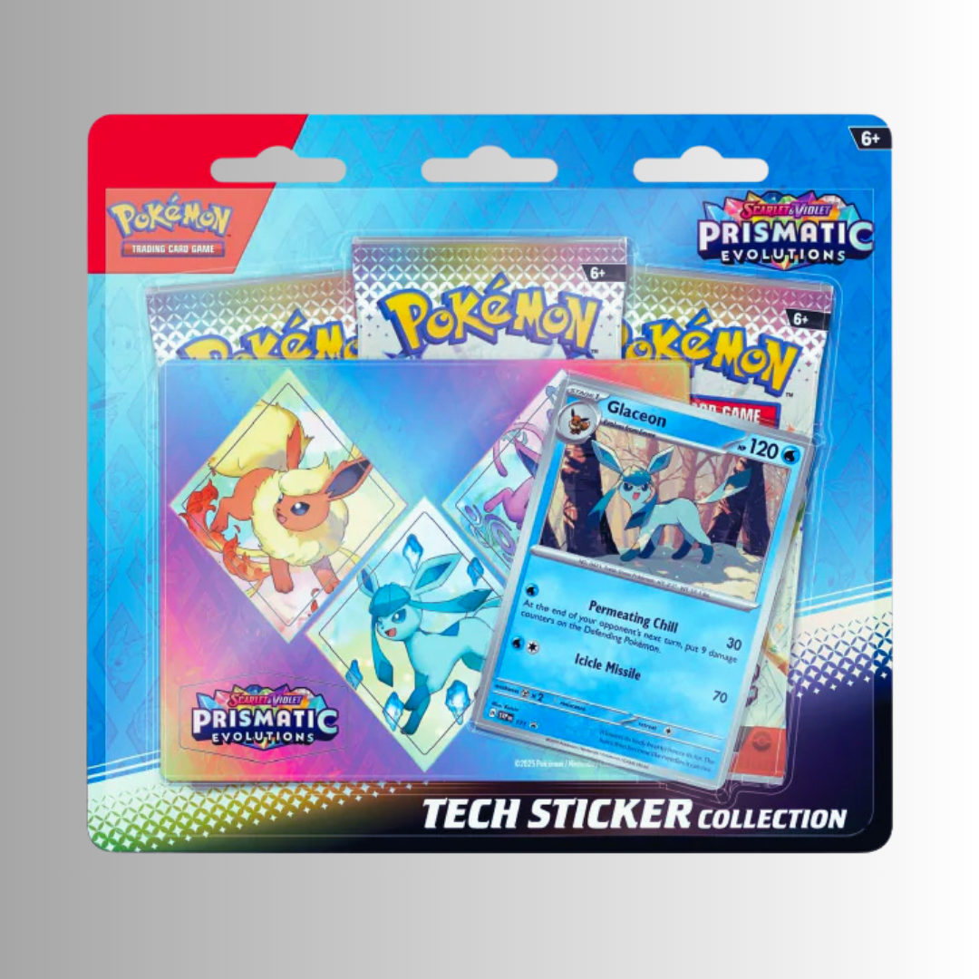 Prismatic Evolutions Tech Sticker Collection (Styles May Vary)