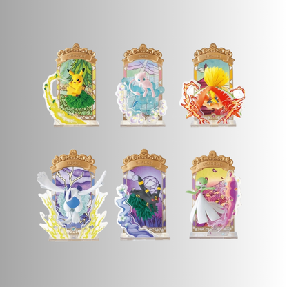 Re-Ment: Pokémon Stained Glass Collection