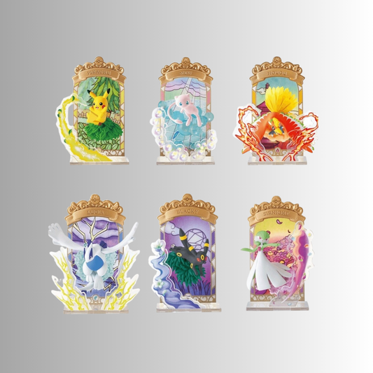 Re-Ment: Pokémon Stained Glass Collection