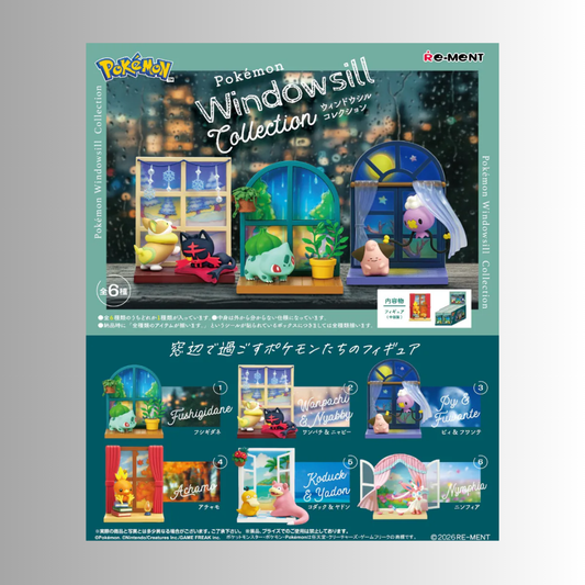 (Pre-Order) Re-Ment: Pokémon Windowsill Collection Blind Box