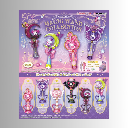 (Pre-Order) Re-Ment: Sanrio Characters - My Melody & Kuromi Magic Wand Collection Blind Box