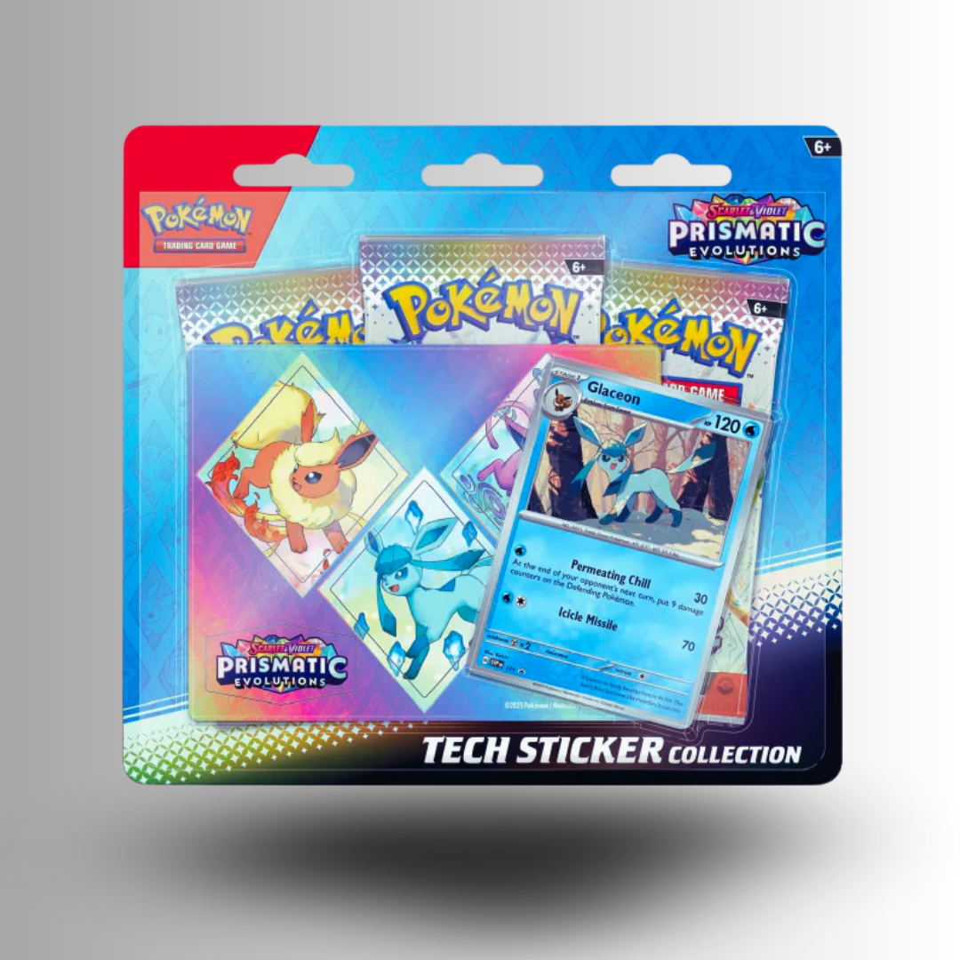 Prismatic Evolutions Tech Sticker Collection