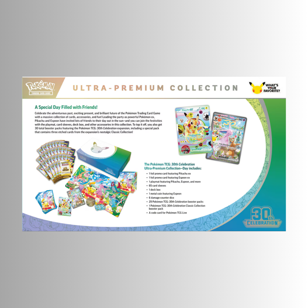 Pokémon TCG: 30th Celebration - Ultra-Premium Collection (Styles May Vary)