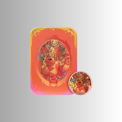 Terastal Gathering Metal Storage Tin - Flareon (S-Chinese)