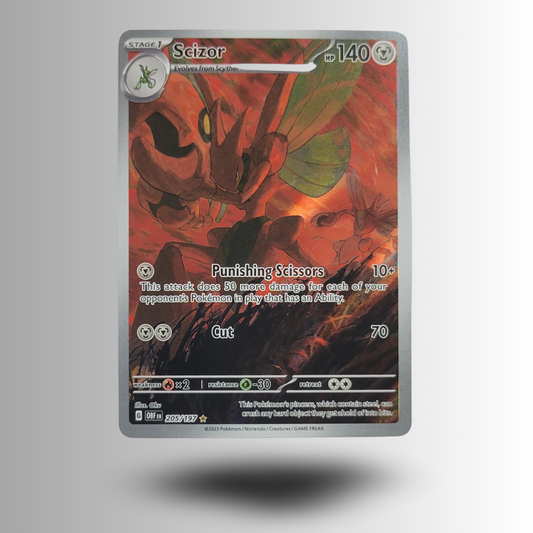 Scizor 205/197 - Illustration Rare - Obsidian Flames