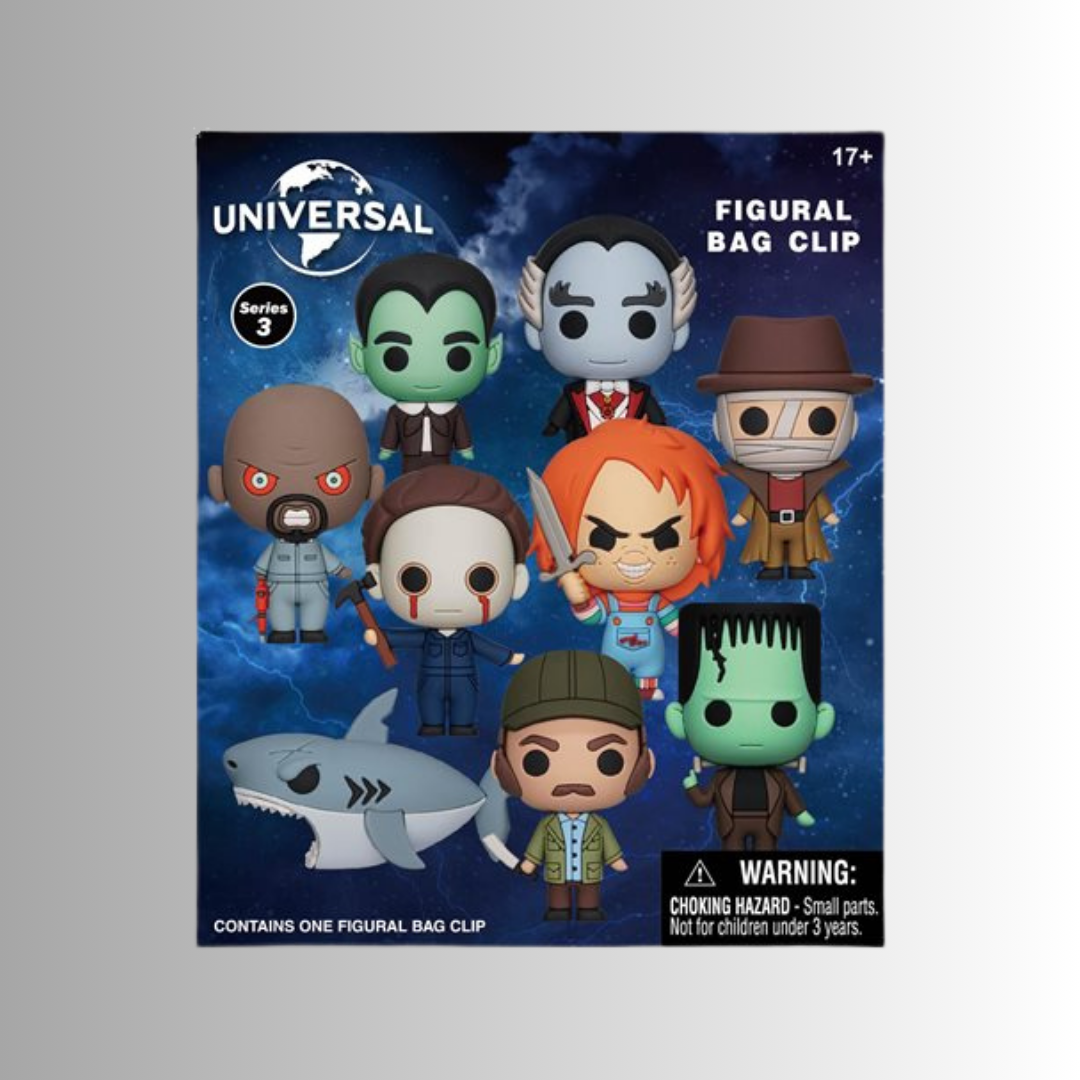 Universal Horror Series 3 3D Foam Bag Clip