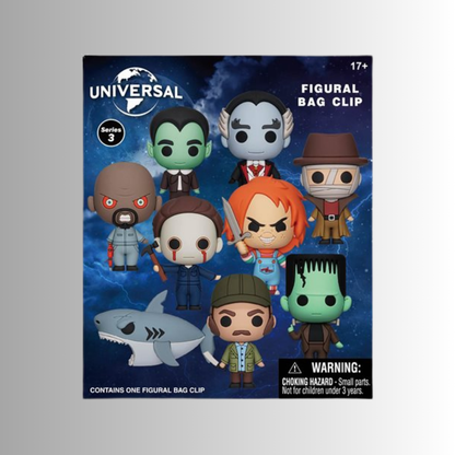 Universal Horror Series 3 3D Foam Bag Clip