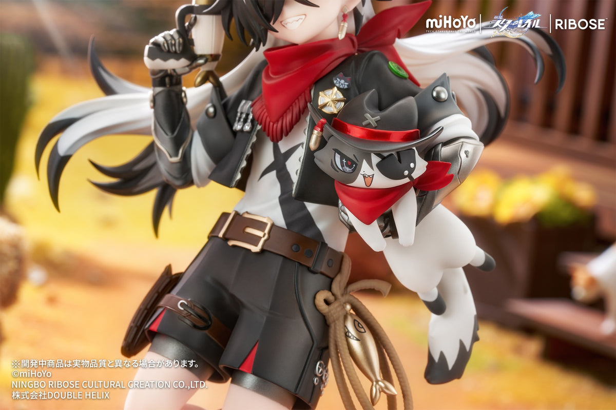 (Pre-Order) RIBOSE: Honkai: Star Rail - Boothill Rise Up+ Chibi Neko Series Figure