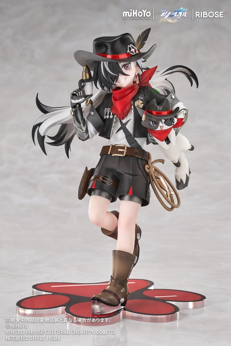 (Pre-Order) RIBOSE: Honkai: Star Rail - Boothill Rise Up+ Chibi Neko Series Figure