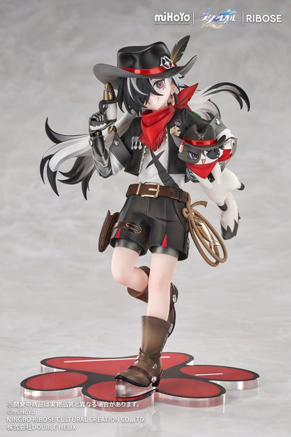 (Pre-Order) RIBOSE: Honkai: Star Rail - Boothill Rise Up+ Chibi Neko Series Figure
