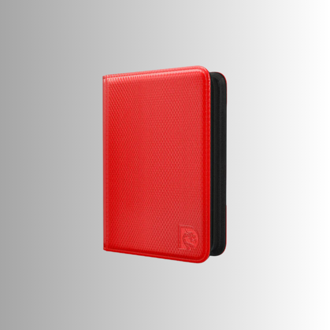 Dragonscale Z4: 4-Pocket Card Binder - Inferno Red