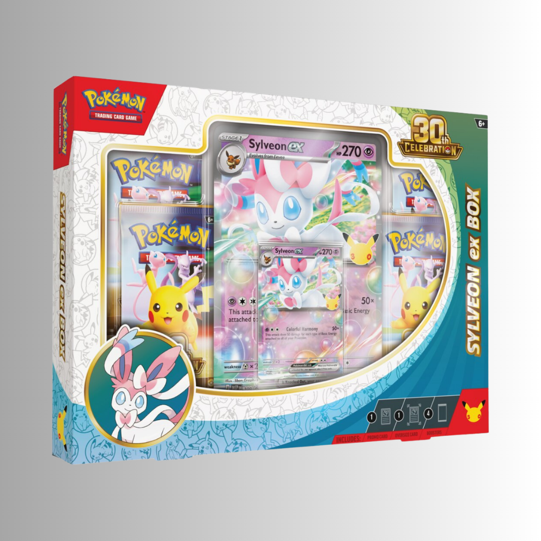 Pokémon TCG: 30th Celebration - Pokémon ex Box (Styles May Vary)
