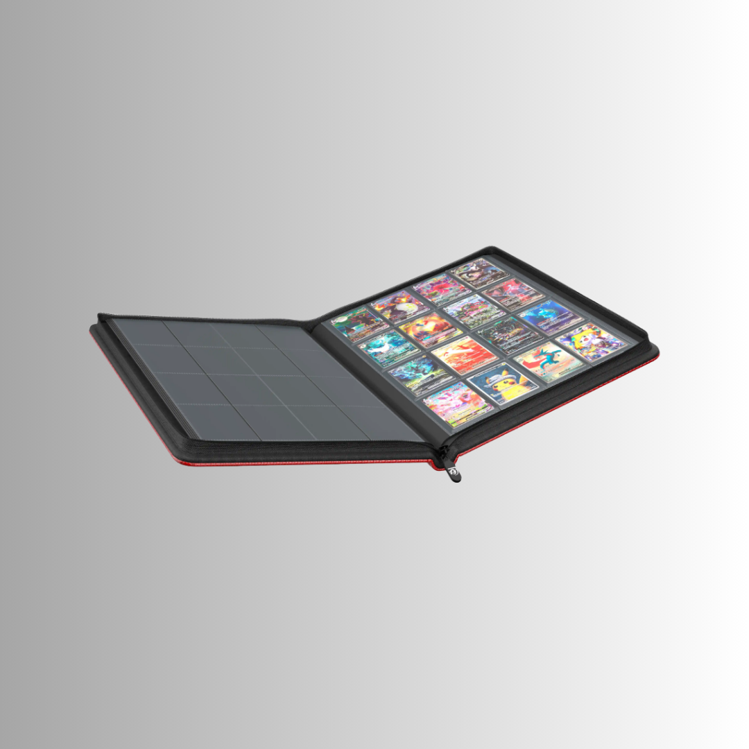 Dragonscale Z16: 16-Pocket Card Binder - Inferno Red