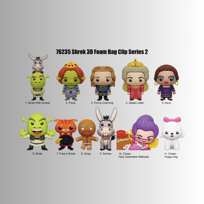Shrek Series 2 3D Foam Bag Clip