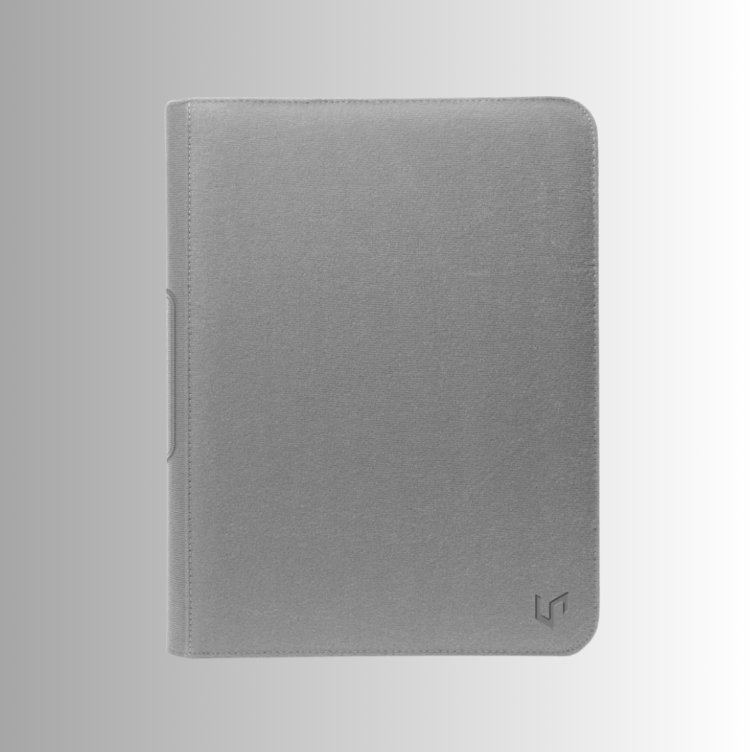 PATCHCRAFT Gray 9-Pocket Zippered PRO-Binder
