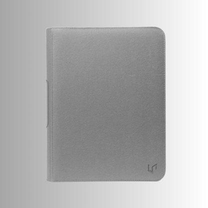 PATCHCRAFT Gray 9-Pocket Zippered PRO-Binder