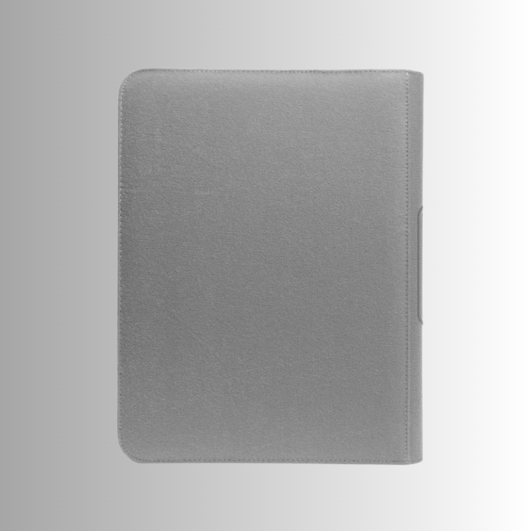 PATCHCRAFT Gray 9-Pocket Zippered PRO-Binder