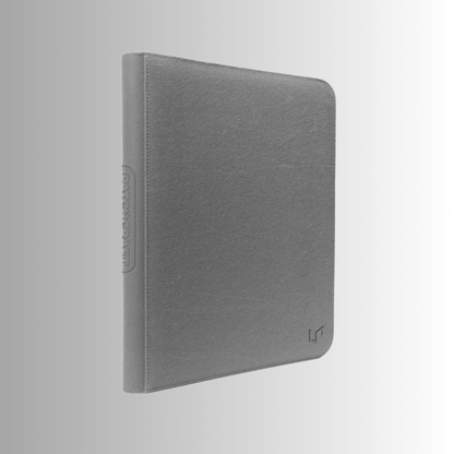 PATCHCRAFT Gray 9-Pocket Zippered PRO-Binder