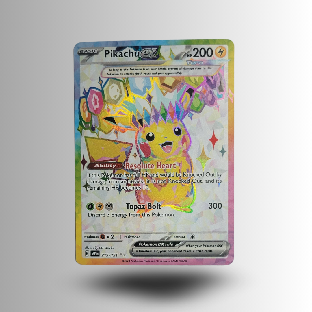 Pikachu ex 219/191 - Ultra Rare - Surging Sparks