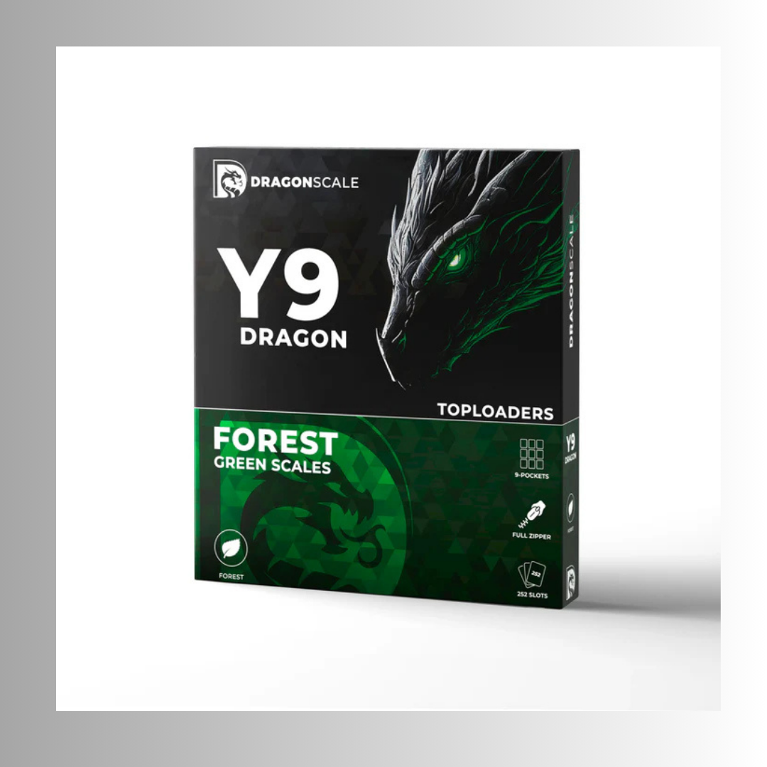 Dragonscale Y9: 9-Pocket Toploader Binder - Forest Green