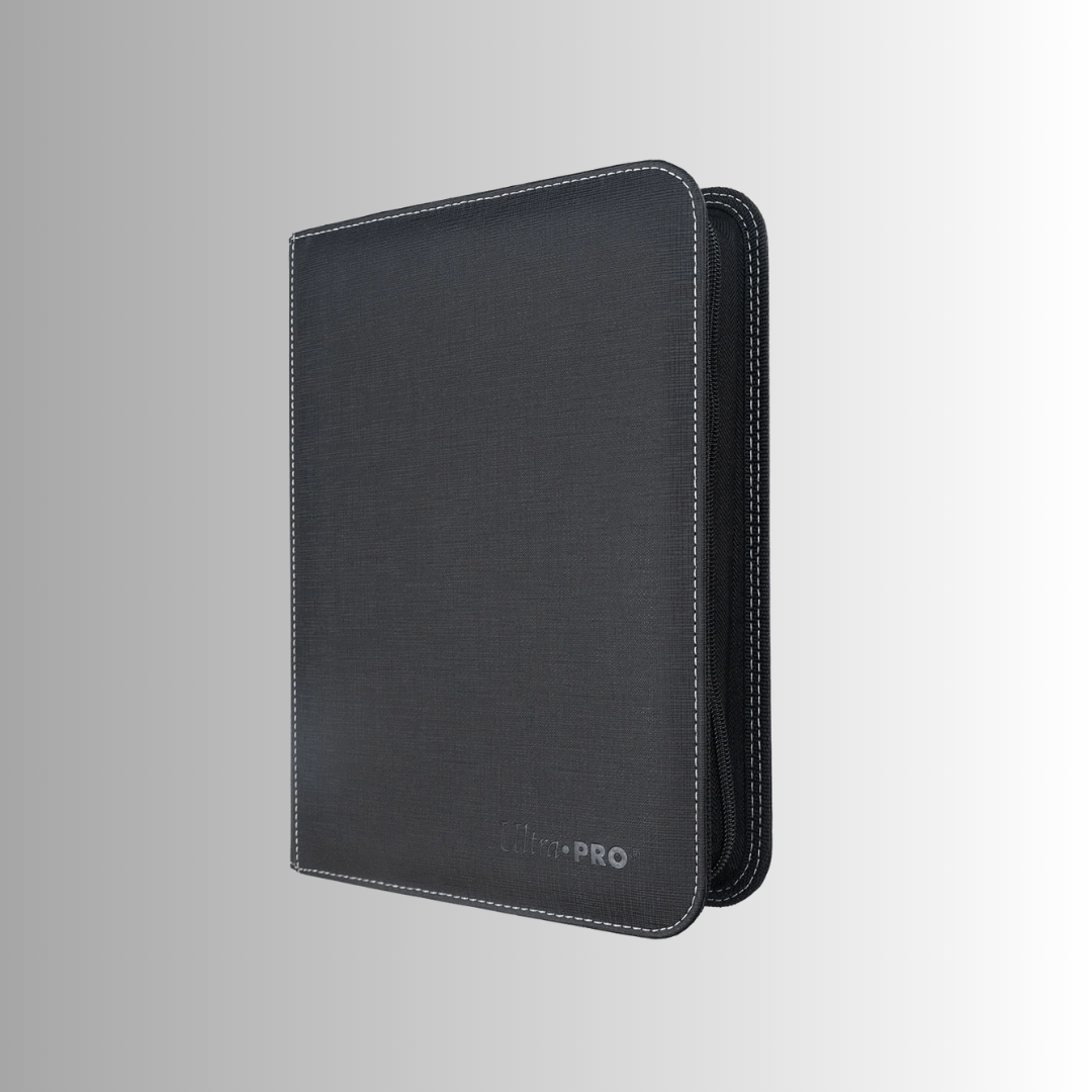 Ultra PRO 4-Pocket Zippered Toploader Premium PRO-Binder - Black