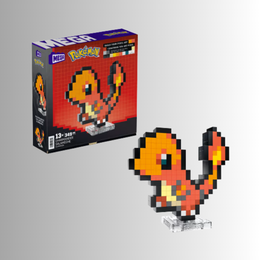 Mega Construx Pixel Art Charmander